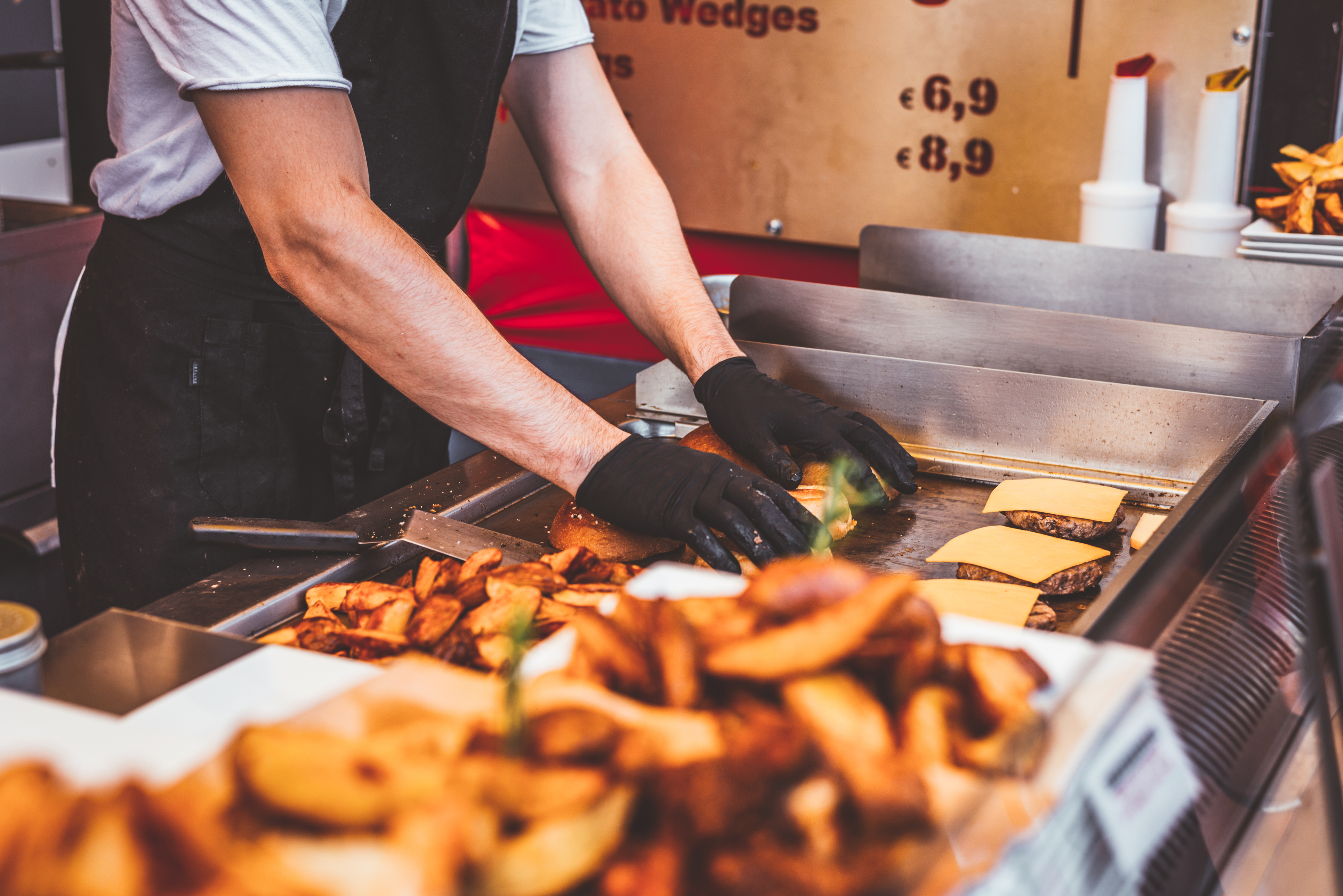 Bel-Air Grill lakeside restaurant at sunset